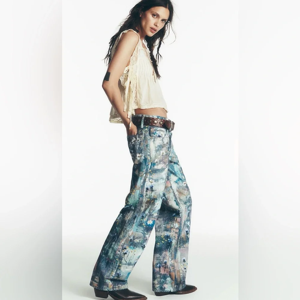 We The Free Tennessee Low-Rise Illusions Jeans from Free People $198 - Picture 2 of 7